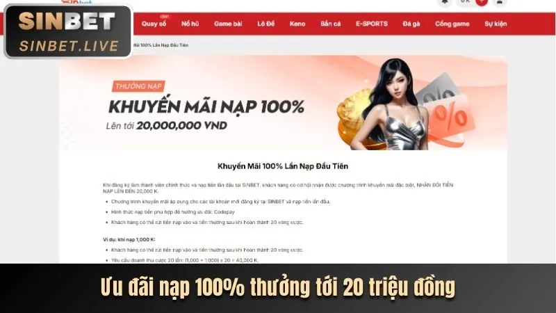Đăng nhập và chọn nạp tiền 5699win
